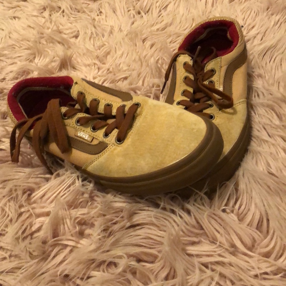 Lightly used tan vans